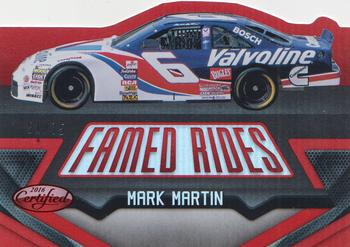 2016 Panini Certified - Famed Rides Mirror Red #FR3 Mark Martin Front