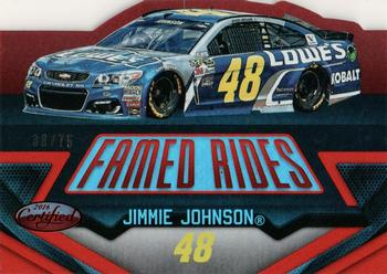 2016 Panini Certified - Famed Rides Mirror Red #FR7 Jimmie Johnson Front