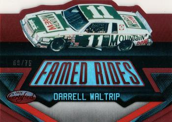 2016 Panini Certified - Famed Rides Mirror Red #FR9 Darrell Waltrip Front
