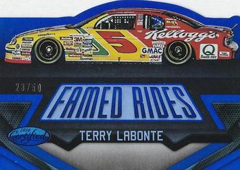 2016 Panini Certified - Famed Rides Mirror Blue #FR8 Terry Labonte Front