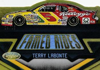 2016 Panini Certified - Famed Rides Mirror Gold #FR8 Terry Labonte Front
