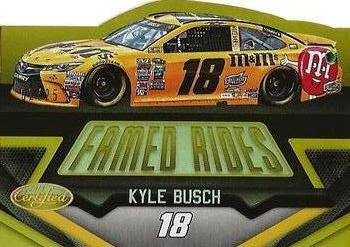 2016 Panini Certified - Famed Rides Mirror Gold #FR11 Kyle Busch Front