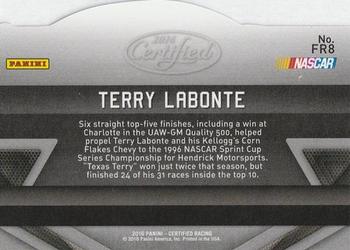 2016 Panini Certified - Famed Rides Mirror Purple #FR8 Terry Labonte Back