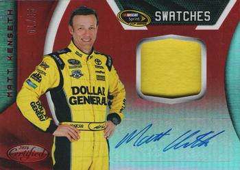 2016 Panini Certified - Sprint Cup Signature Swatches Mirror Red #SS-MK Matt Kenseth Front