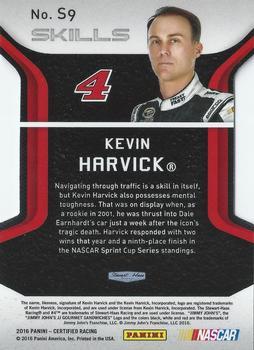 2016 Panini Certified - Skills #S9 Kevin Harvick Back