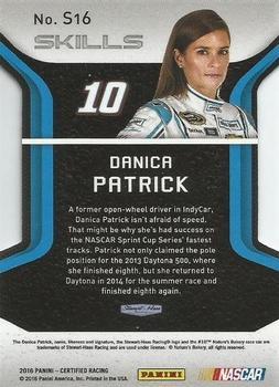 2016 Panini Certified - Skills #S16 Danica Patrick Back