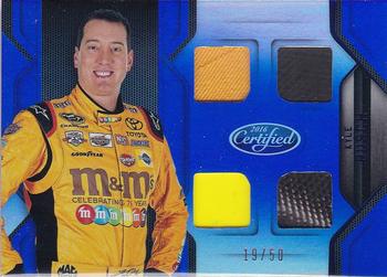 2016 Panini Certified - Complete Materials Mirror Blue #CM-KY Kyle Busch Front