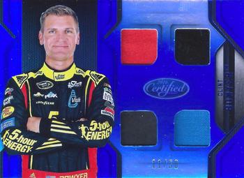 2016 Panini Certified - Complete Materials Mirror Blue #CM-CB Clint Bowyer Front