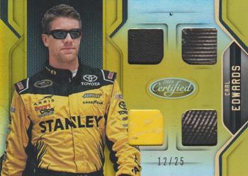 2016 Panini Certified - Complete Materials Mirror Gold #CM-CE Carl Edwards Front
