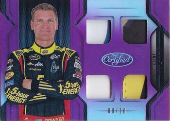 2016 Panini Certified - Complete Materials Mirror Purple #CM-CB Clint Bowyer Front