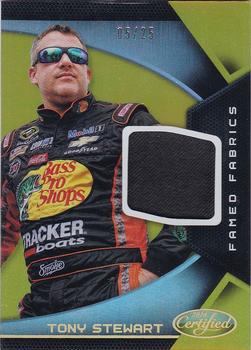 2016 Panini Certified - Famed Fabrics Mirror Gold #FF-TS Tony Stewart Front