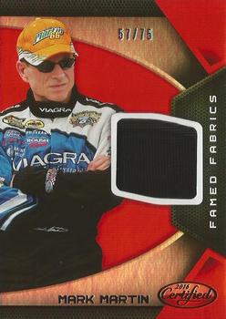2016 Panini Certified - Famed Fabrics Mirror Red #FF-MM Mark Martin Front