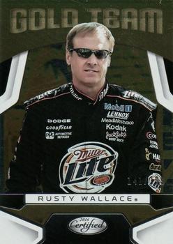 2016 Panini Certified - Gold Team #GT2 Rusty Wallace Front