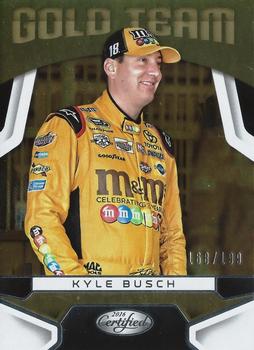 2016 Panini Certified - Gold Team #GT18 Kyle Busch Front