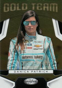 2016 Panini Certified - Gold Team #GT19 Danica Patrick Front