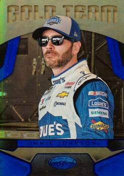 2016 Panini Certified - Gold Team Mirror Blue #GT10 Jimmie Johnson Front