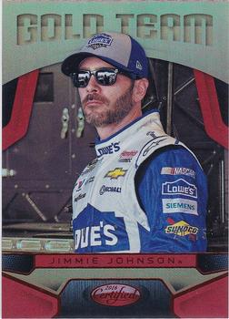 2016 Panini Certified - Gold Team Mirror Red #GT10 Jimmie Johnson Front