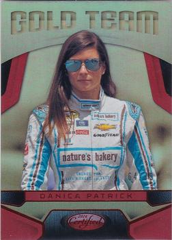 2016 Panini Certified - Gold Team Mirror Red #GT19 Danica Patrick Front