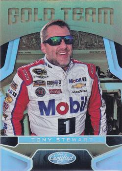 2016 Panini Certified - Gold Team Mirror Silver #GT1 Tony Stewart Front