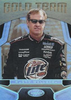 2016 Panini Certified - Gold Team Mirror Silver #GT2 Rusty Wallace Front