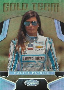 2016 Panini Certified - Gold Team Mirror Silver #GT19 Danica Patrick Front