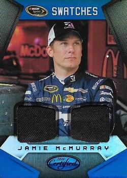 2016 Panini Certified - Sprint Cup Swatches Mirror Blue #SCS-JM Jamie McMurray Front