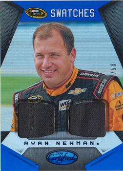 2016 Panini Certified - Sprint Cup Swatches Mirror Blue #SCS-RN Ryan Newman Front