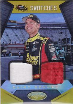 2016 Panini Certified - Sprint Cup Swatches Dual Mirror Gold #SCS-BO Clint Bowyer Front
