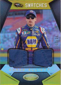 2016 Panini Certified - Sprint Cup Swatches Dual Mirror Gold #SCS-CE Chase Elliott Front