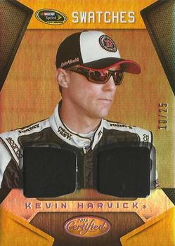 2016 Panini Certified - Sprint Cup Swatches Dual Mirror Gold #SCS-KH Kevin Harvick Front