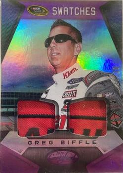 2016 Panini Certified - Sprint Cup Swatches Dual Mirror Purple #SCS-GB Greg Biffle Front