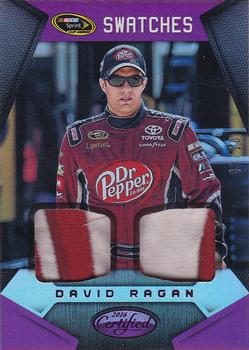 2016 Panini Certified - Sprint Cup Swatches Dual Mirror Purple #SCS-DR David Ragan Front