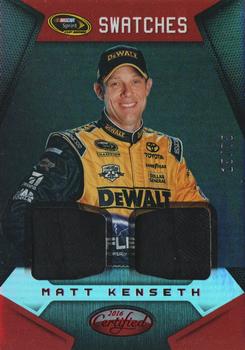 2016 Panini Certified - Sprint Cup Swatches Dual Mirror Red #SCS-MK2 Matt Kenseth Front
