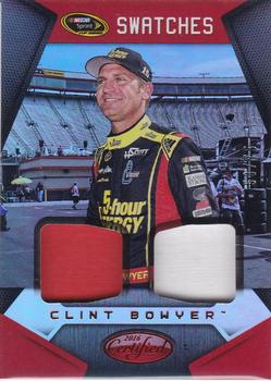 2016 Panini Certified - Sprint Cup Swatches Dual Mirror Red #SCS-BO Clint Bowyer Front