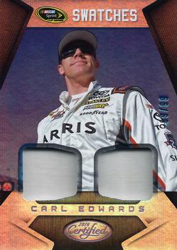 2016 Panini Certified - Sprint Cup Swatches Dual Mirror Silver #SCS-CE2 Carl Edwards Front