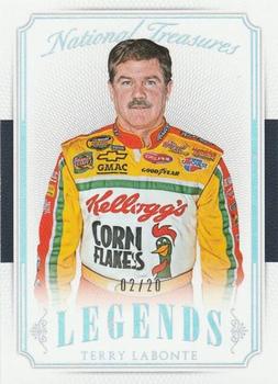 2016 Panini National Treasures - Century Silver #41 Terry Labonte Front