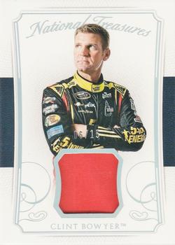 2016 Panini National Treasures - Firesuit Materials - Silver #FM-CB Clint Bowyer Front