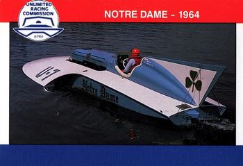 1991 APBA Thunder on the Water #12 Notre Dame 1964 Front
