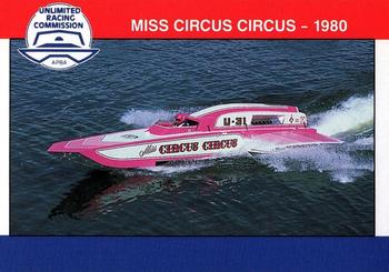 1991 APBA Thunder on the Water #21 Miss Circus Circus 1980 Front