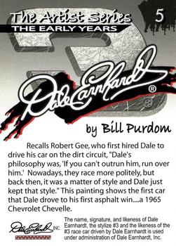 2002 Dale Earnhardt The Artist Series #5 Dale Earnhardt Back