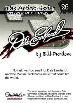 2002 Dale Earnhardt The Artist Series #26 Dale Earnhardt Back