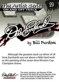 2002 Dale Earnhardt The Artist Series #29 Dale Earnhardt Back