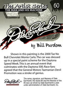 2002 Dale Earnhardt The Artist Series #60 Dale Earnhardt's Car Back