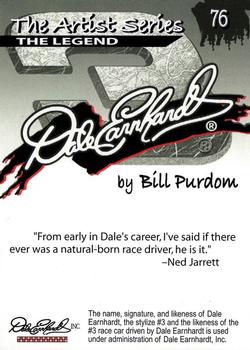2002 Dale Earnhardt The Artist Series #76 Dale Earnhardt Back