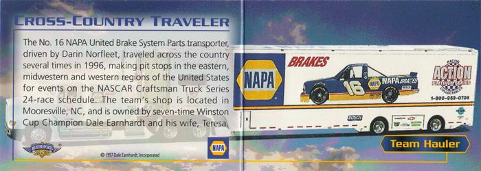 1997 NAPA - Haulers (bi-fold) #NNO Napa Team Hauler Back