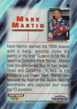 1998 John Deere #19 Mark Martin Back