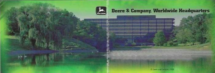 1998 John Deere - Bi-Folds #NNO 1926 John Deere No. 36 Combine Back