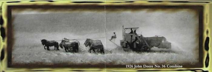 1998 John Deere - Bi-Folds #NNO 1926 John Deere No. 36 Combine Front