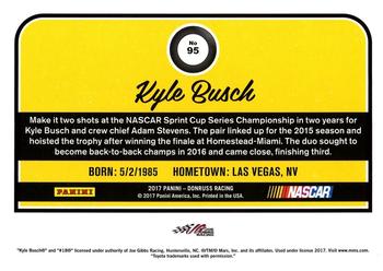 2017 Donruss - Gold Foil #95 Kyle Busch Back