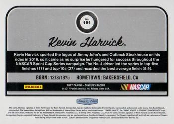 2017 Donruss - Blue Foil #101 Kevin Harvick Back
